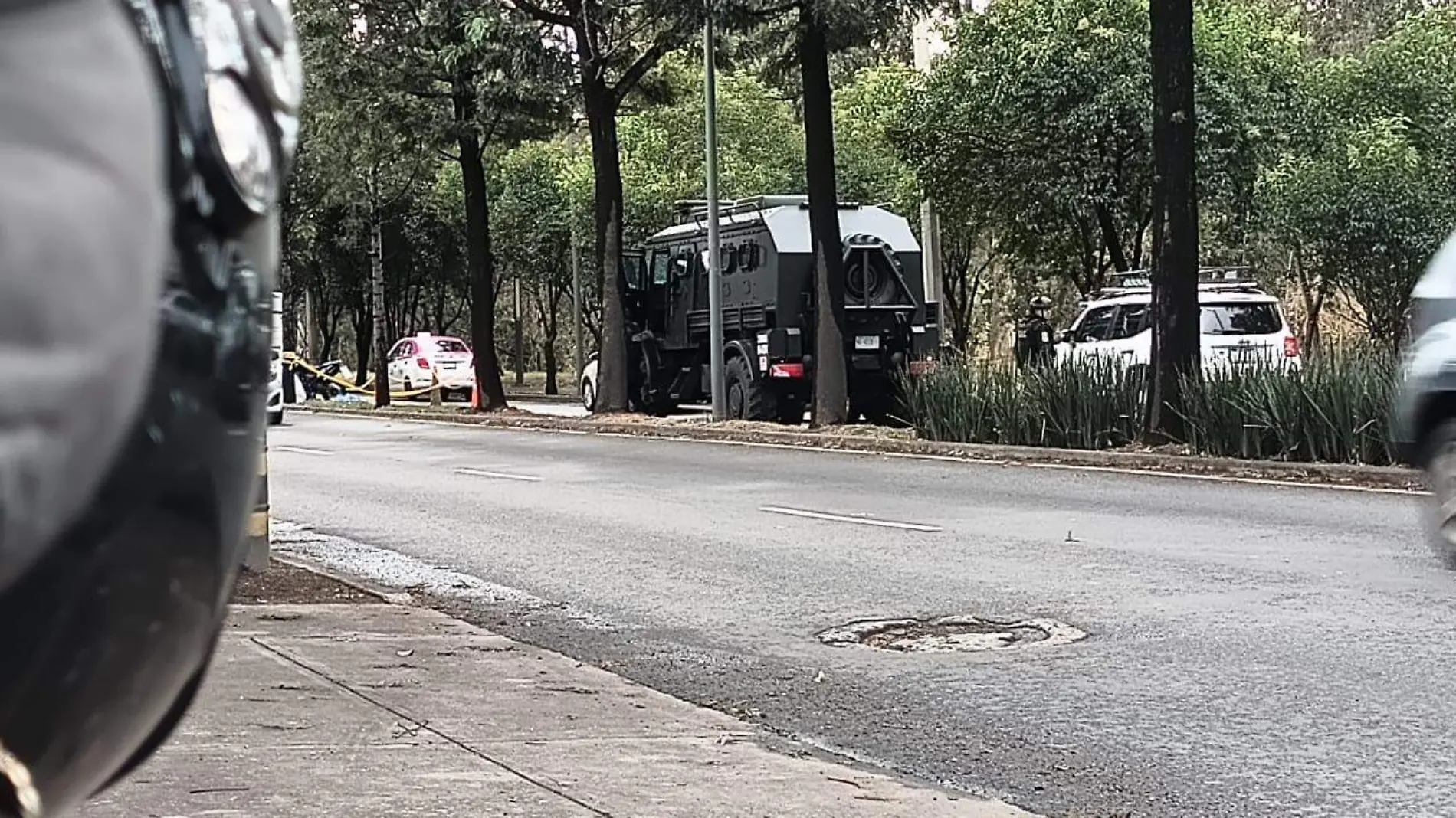 Moto muerto en Canal de Chalco